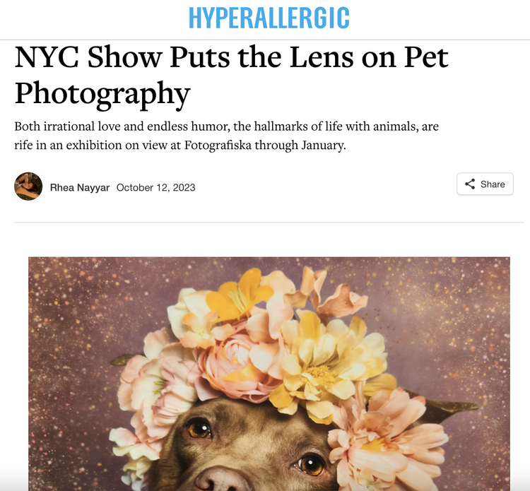 NYC Show Puts the Lens on Pet Photography